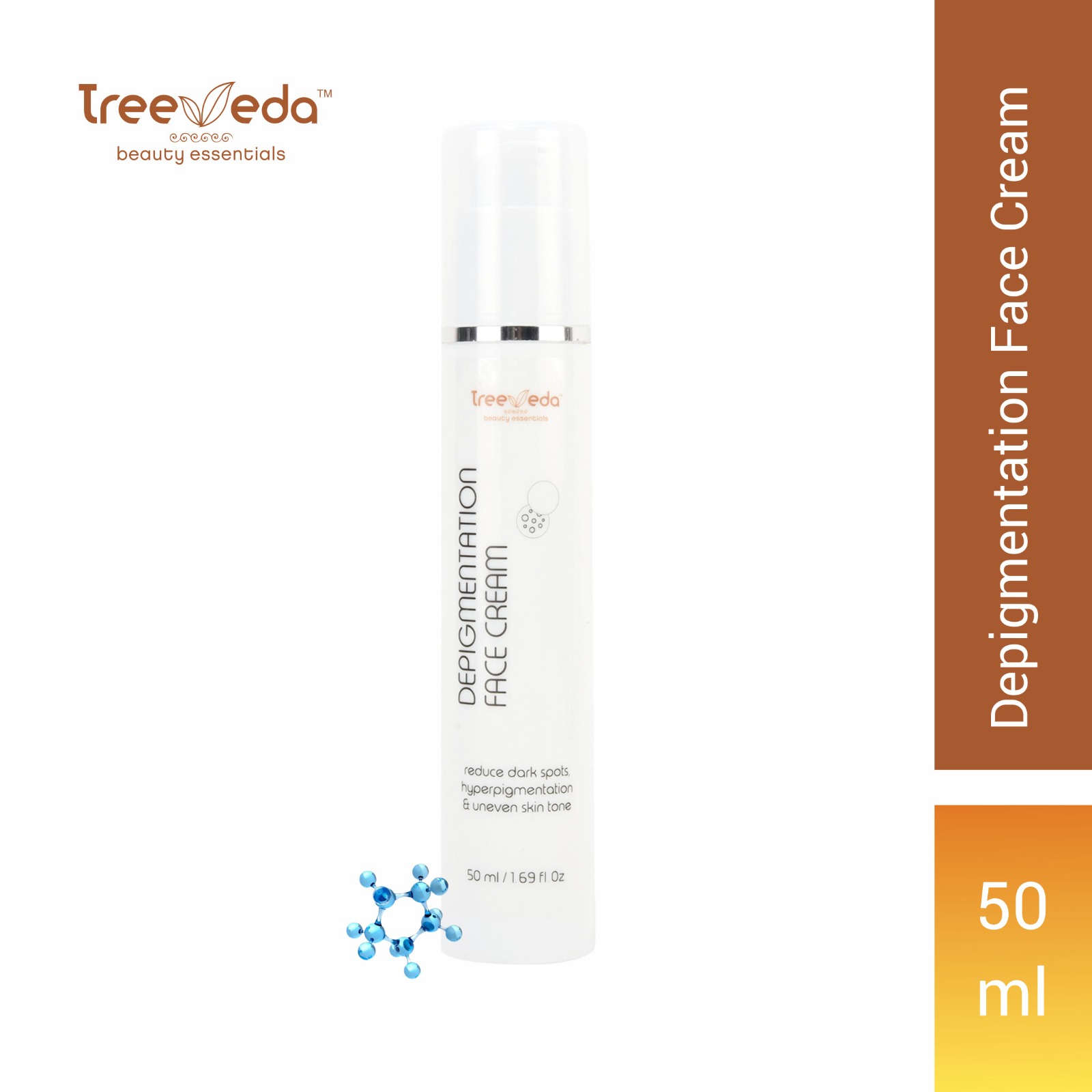 Depigmentation Face Cream for Dark Spots & Hyperpigmentation – Skin Brightening Cream to Reduce Uneven Skin Tone, Melasma, Sun Spots & Discoloration for All Skin Types