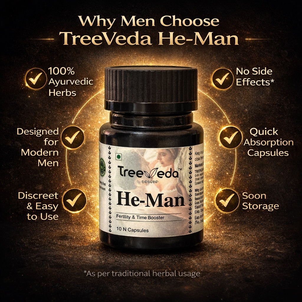 Ayurvedic Timing & Stamina Booster for Men | Fertility Support Capsules | 100% Ayurvedic Capsules